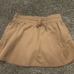 Offline Tan Skirt with Elastic Waist